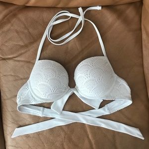 Aerie Crochet Push-up Bikini Top
